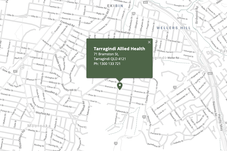 Tarragindi-Allied-Health-Location-Map